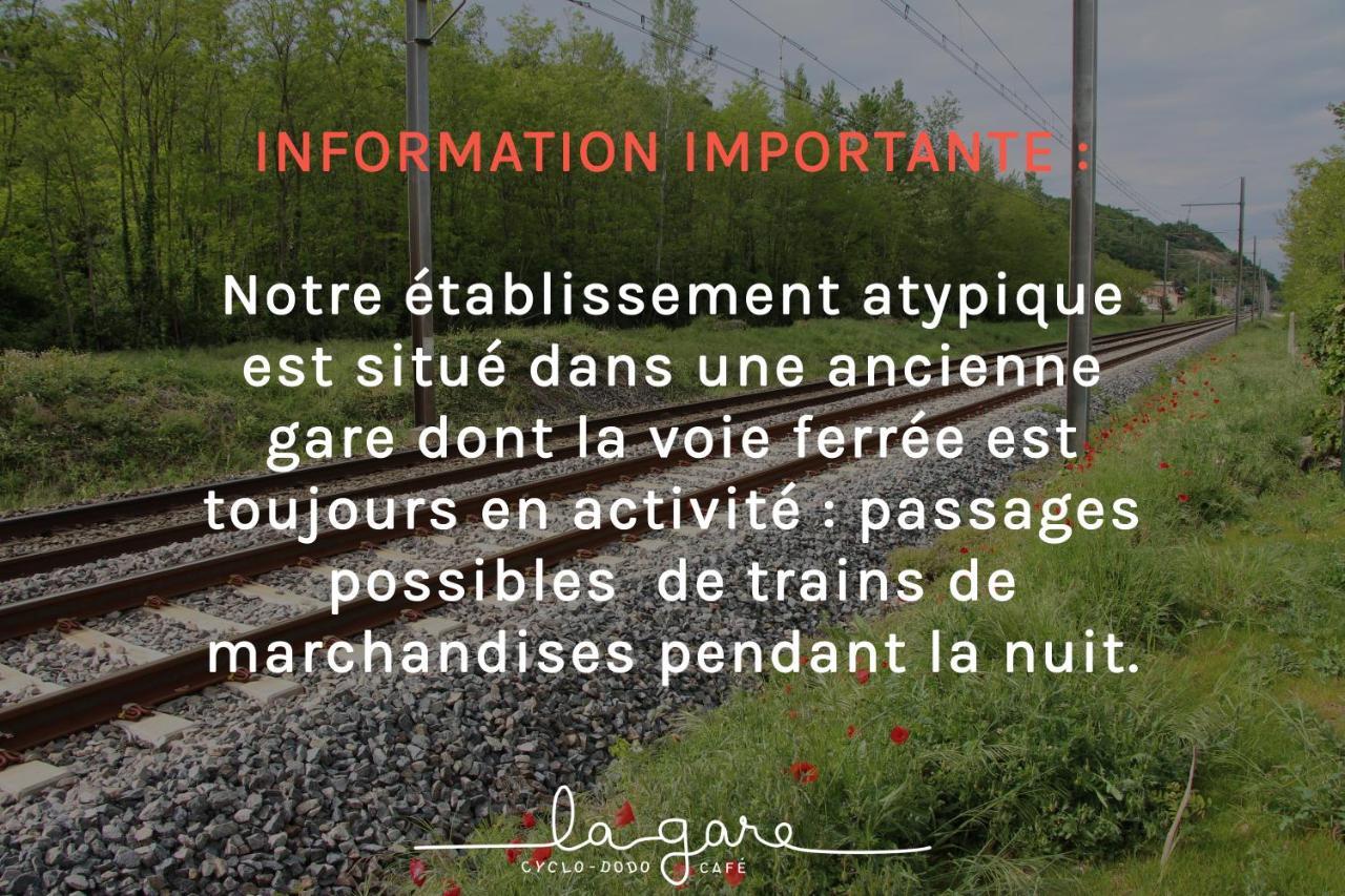 La Gare Soyons Hotel Eksteriør billede